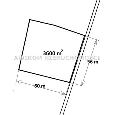 działka na sprzedaż 3600m2 działka Skierniewice, Balcerów