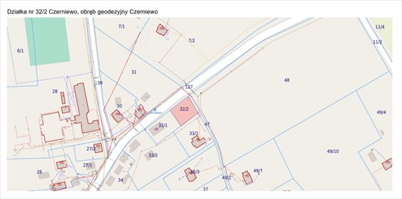 działka na sprzedaż 700m2 działka Czerniewo