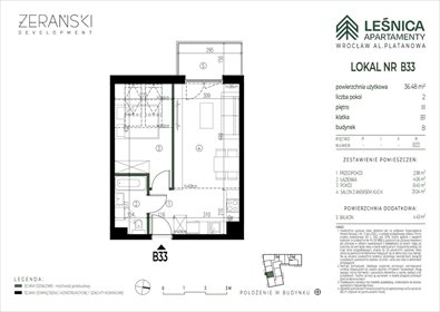 mieszkanie na sprzedaż 36m2 mieszkanie Wrocław, Leśnica, Platanowa