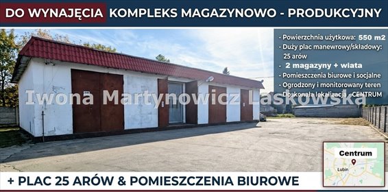 Magazyn 338 m² w Lubinie - zapraszam magazyn Lubin, Centrum