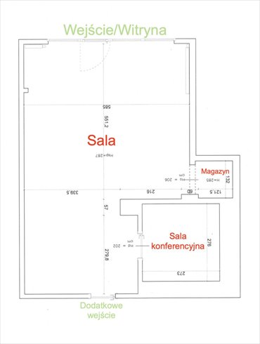 lokal użytkowy na wynajem 55m2 lokal użytkowy Gdańsk, Kokoszki, Kalinowa