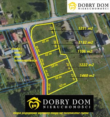 działka na sprzedaż 1106m2 działka Lubejki