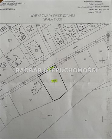 Działka budowlana na sprzedaż Kąty Rybackie, Rybacka 1 701m2 Foto 2