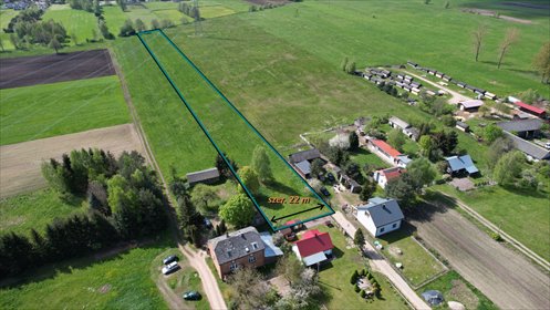 Działka 9432 m² z siedliskową częścią w Chrzczance-Folwark działka Chrzczanka-Folwark