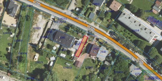 Działka 107 m² z dostępem do drogi i sieci gazowej działka Trzebinia, Trzebinia, 1 Maja