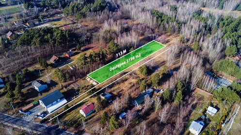 Sprzedam działkę 2198 m² z mediami i blisko rzeki Liwiec działka Barchów