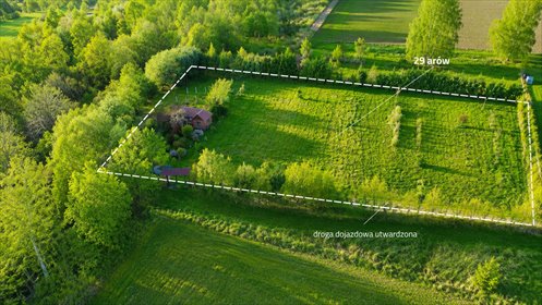 Widokowa działka 29 arów z domkiem w Husowie - WZ na dom działka Husów