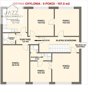 mieszkanie na sprzedaż 106m2 mieszkanie Gdynia, Chylonia, Kartuska