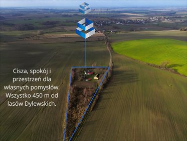Dom 88 m² na dużej działce 5200 m² - las, cisza, prywatność dom Pietrzwałd