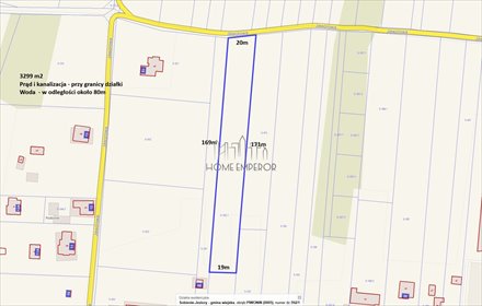 Sprzedam działkę 3299 m² z warunkami zabudowy w Piwoninie działka Piwonin, Jaworowa
