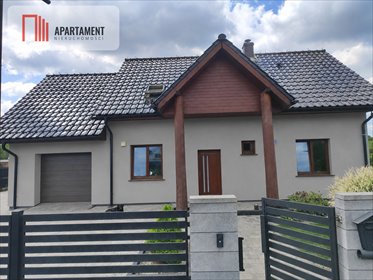 Energooszczędny dom 150 m² (Chocianów, 2016) z kominkiem dom Chocianów