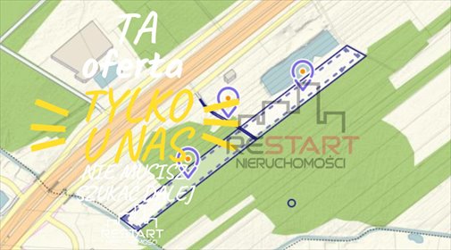 Działka inwestycyjna 23 300 m2 przy S8 z MPZP i dużym potencjałem działka Siestrzeń