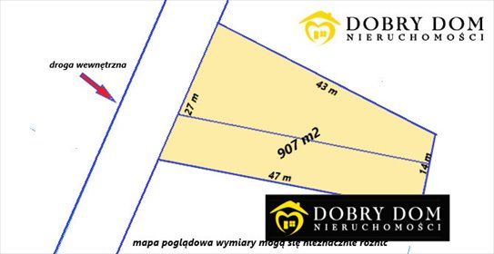 działka na sprzedaż 907m2 działka Krynki