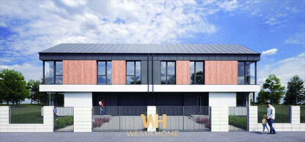 Nowoczesny bliźniak 118 m² z garażem i dużą działką dom Łajski, Fabryczna