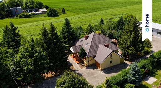 Dom z halą i biurem - idealny pod biznes i rodzinę. dom Zbrachlin