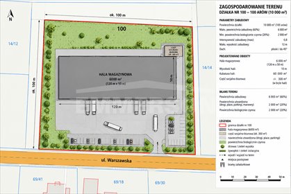 Zapraszam do zakupu działki usługowej 10 000 m² z pełnym uzbrojeniem działka Poskwitów