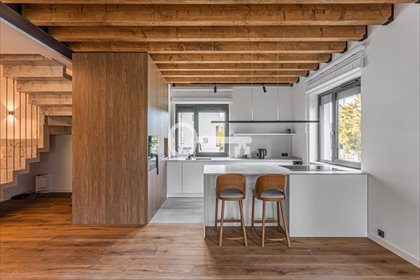 Przestronny dwupoziomowy apartament z ogrodem i garażem mieszkanie Warszawa, Wilanów Zawady, Jara