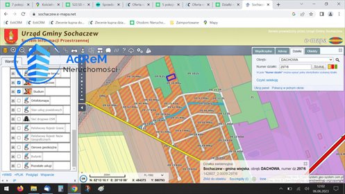 działka na sprzedaż 1464m2 działka Dachowa