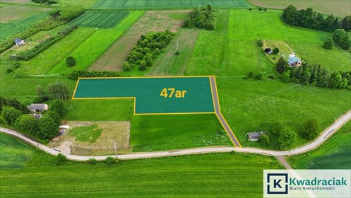 Działka 46,81 ar z warunkami zabudowy (Szebnie) działka Szebnie