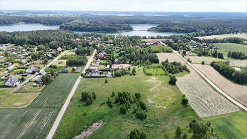 Działka budowlana 1179 m² blisko jeziora i lasów działka Borzechowo, Wichrowe Wzgórze