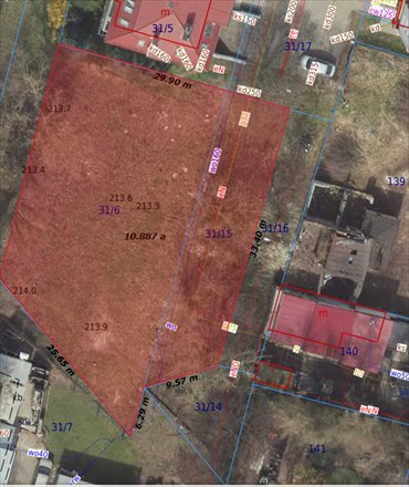 działka na sprzedaż 1087m2 działka Lublin, Sielankowa