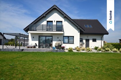 Nowoczesny dom 255 m² w Dąbrówce Nowej (kominek, smart home) dom Dąbrówka Nowa