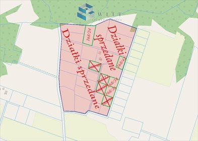 działka na sprzedaż 1500m2 działka Łączno