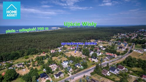 działka na sprzedaż 863m2 działka Gdańsk, Świbno, Mieczysława Boguckiego