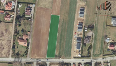 Działka 2087 m² pod dom jednorodzinny, szer. 20 m działka Lublin, Szerokie, Szerokie