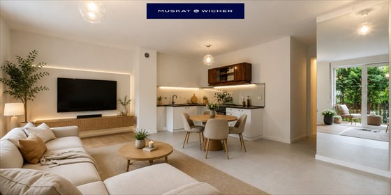 Zapraszam do komfortowego mieszkania 39,4 m² na parterze z dużym tarasem mieszkanie Gdańsk, Kiełpinek, Przytulna