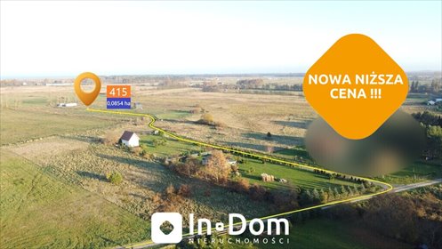 działka na sprzedaż 854m2 działka Smołdziński Las