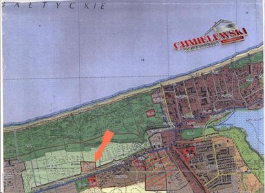 Inwestycyjna działka 5 048 m2 w Mielnie z linią brzegową. działka Mielno, Kościelna