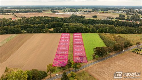 działka na sprzedaż 748m2 działka Wisławie