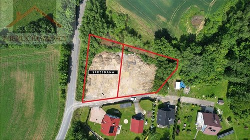 Dwie działki budowlane 1181 m² (MPZP) w spokojnej okolicy działka Lubań