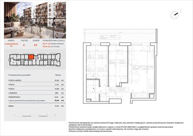 mieszkanie na sprzedaż 53m2 mieszkanie Bydgoszcz, Bielawy, Jana Karola Chodkiewicza