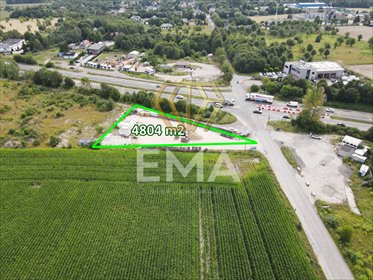 Działka usługowa przy DK1 w Częstochowie – 4804 m² działka Częstochowa, Rząsawy, al. Aleja Wojska Polskiego