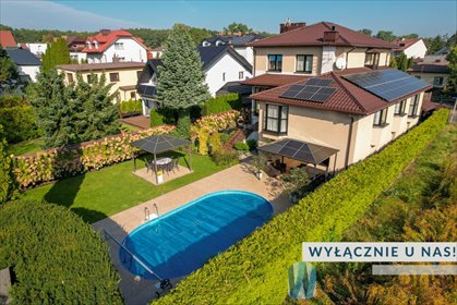 Ekskluzywny dom z basenem, gabinetem i nowoczesną technologią dom Warszawa, Targówek Zacisze, Kolejarska
