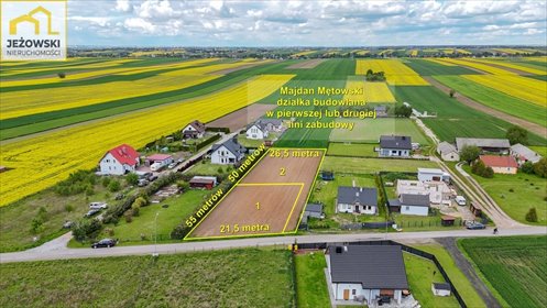 działka na sprzedaż 1200m2 działka Majdan Mętowski