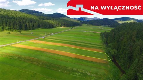 działka na sprzedaż 3680m2 działka Łapsze Niżne