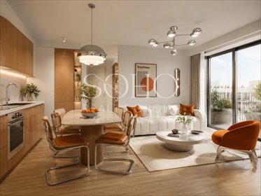 Nowoczesne 2-pokojowe mieszkanie 39,83 m² - balkon i stan deweloperski mieszkanie Kraków, Podgórze, Łagiewnicka