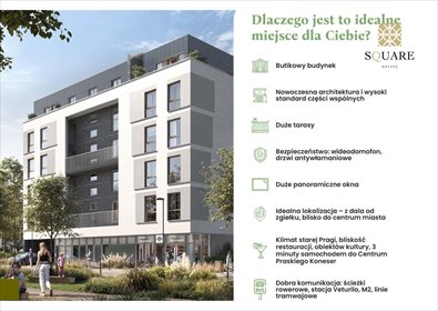 Nowoczesne 2-pokojowe mieszkanie z balkonem w Pradze Północ mieszkanie Warszawa, Praga-Północ Nowa Praga, Łomżyńska