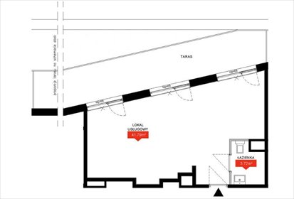 lokal użytkowy na sprzedaż 46m2 lokal użytkowy Kraków, Bronowice, Juliusza Lea