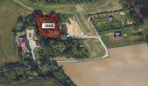 działka na sprzedaż 1540m2 działka Gulbiny