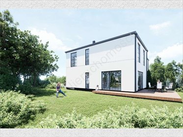 Nowoczesny bliźniak 122m2 z ogrodem i kominkiem dom Milanówek