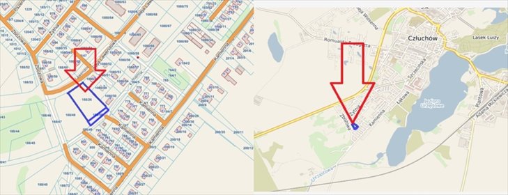 działka na sprzedaż 3619m2 działka Człuchów