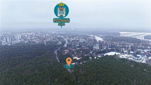 działka na sprzedaż 1233m2 działka Puszczykowo, Jeździecka