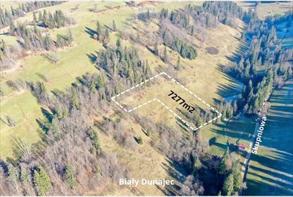 działka na sprzedaż 7277m2 działka Biały Dunajec