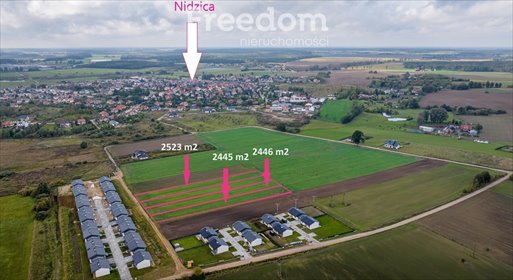 działka na sprzedaż 2446m2 działka Waszulki