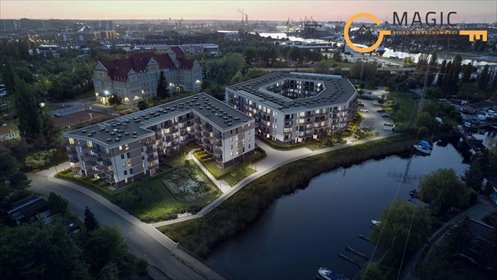 Inwestycyjna kawalerka nad Motławą w Gdańsku mieszkanie Gdańsk, Śródmieście, Mostek