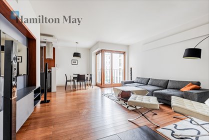 Na wynajem luksusowy 80 m² apartament z garażem i patio mieszkanie Warszawa, Śródmieście, Wojciecha Górskiego